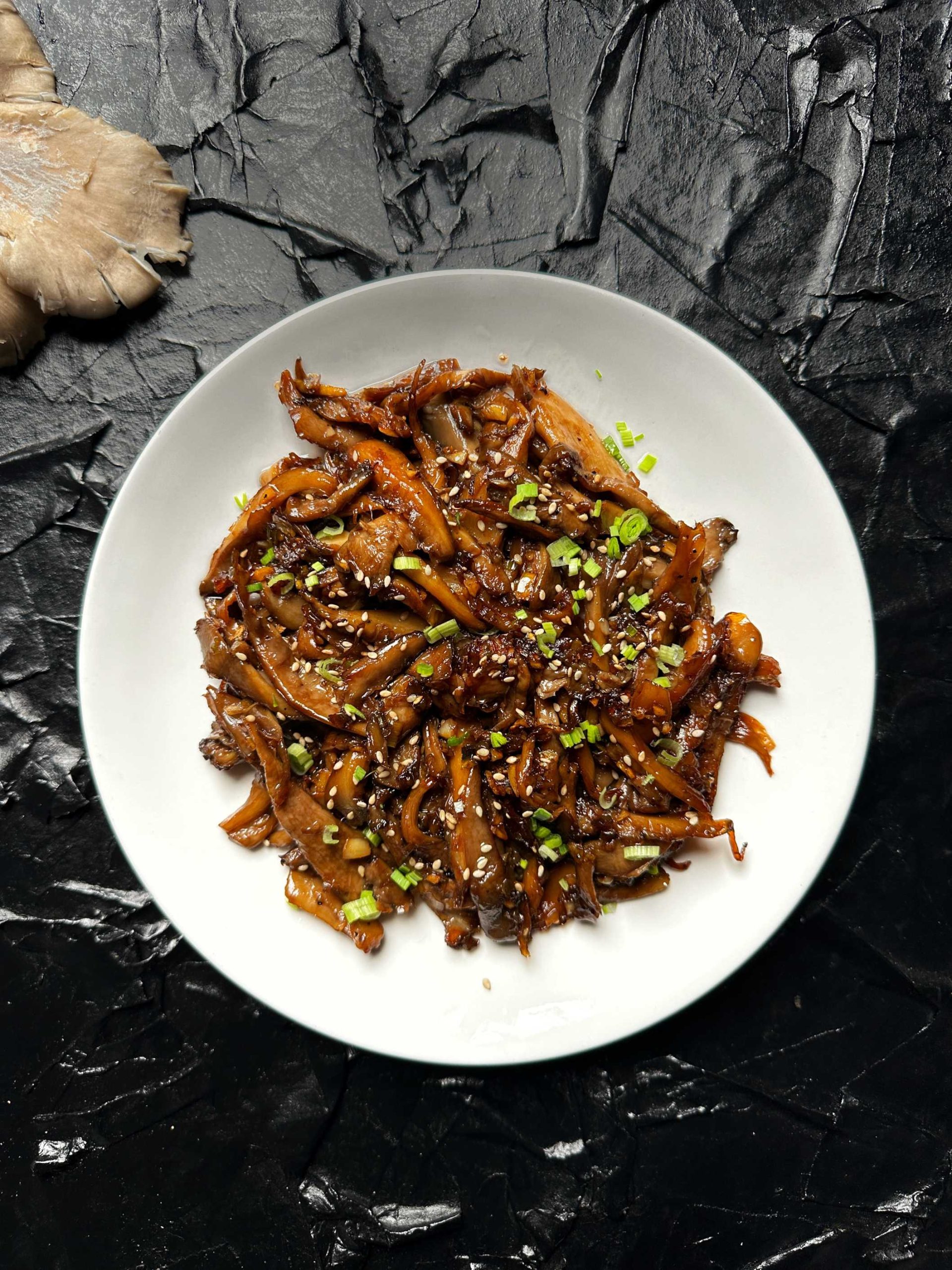 Braised Oyster Mushroom Recipe