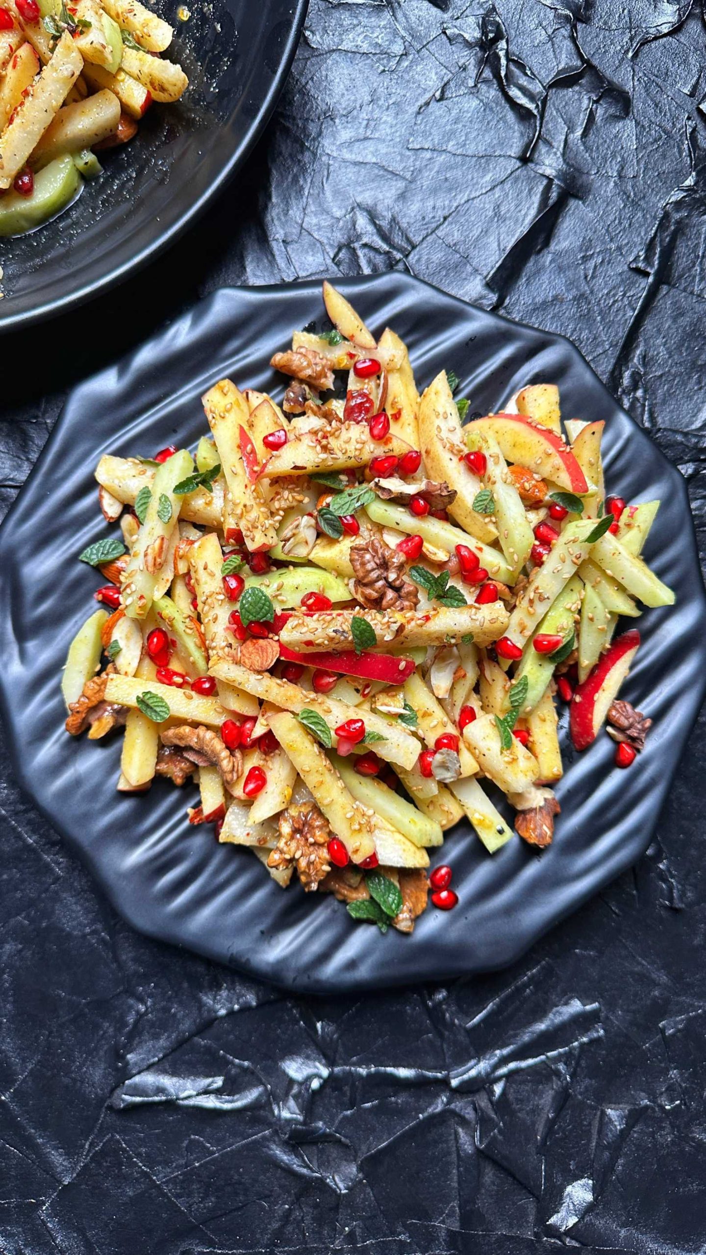 Crunchy Kohlrabi Slaw with Apple, Pear & Tahini Dressing Birali's Kitchen - Recipes for Everyday Cooks Kohlrabi Slaw